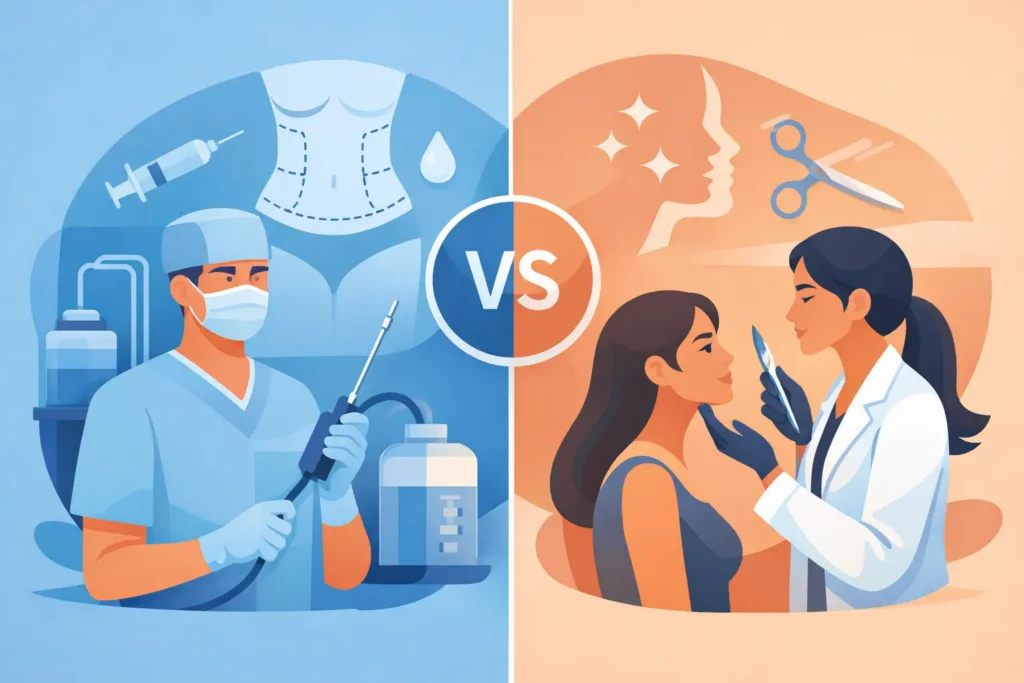 Lipo Doctor vs Cosmetic Surgeon: What Matters